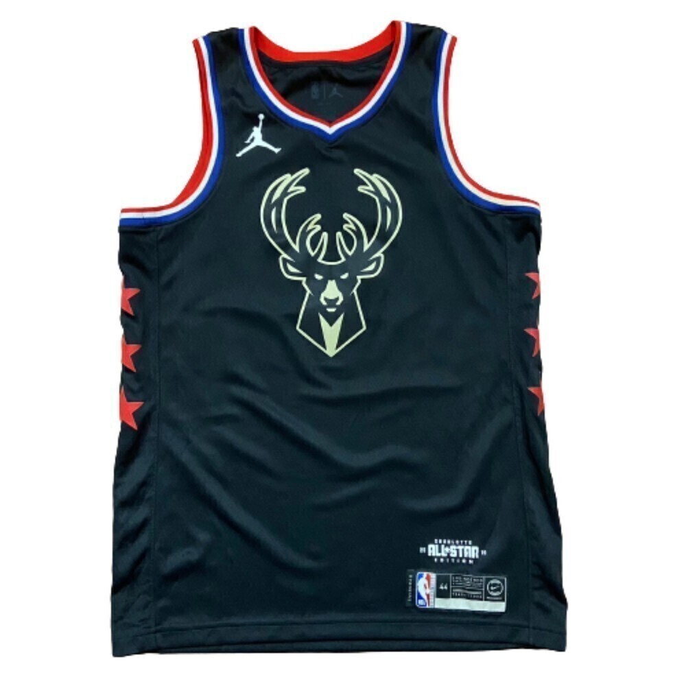 Jordan 2019 Giannis Antetokounmpo NBA All Star Swingman Jersey #34 Size 44 / M